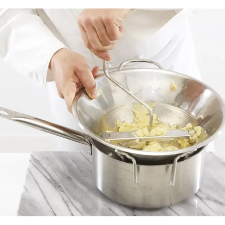 Cerf Dellier Moulins à légumes n°3 inox avec 3 grilles 1,5, 2,5 et 4 mm Hot