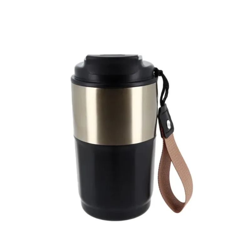 Cerf Dellier Mug isotherme noir et or - 450 ml Sale