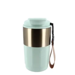 Cerf Dellier Mug isotherme vert et or - 450 ml Hot
