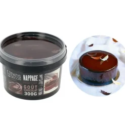 Cerf Dellier Nappage miroir marron goût chocolat 300 g Best