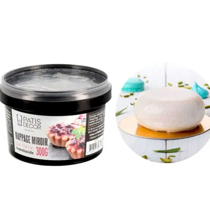 Cerf Dellier Nappage miroir pailleté translucide - 300 g Clearance