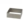 Cerf Dellier Nonnette carrée inox 80 x 80 mm New