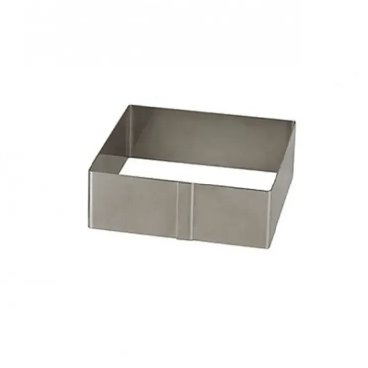 Cerf Dellier Nonnette carrée inox 80 x 80 mm New