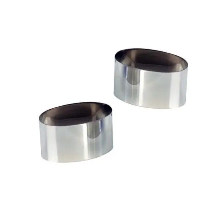 Cerf Dellier Nonnette ovale inox 7 x 4,5 cm Hot