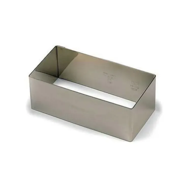 Cerf Dellier Nonnette Rectangle inox 12 x 6 cm Discount