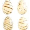 Cerf Dellier Oeufs chocolat blanc assortis 3D 3,8 x 2,4 cm (x96) New
