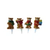 Cerf Dellier Oursons assortis sur pique (x48) New
