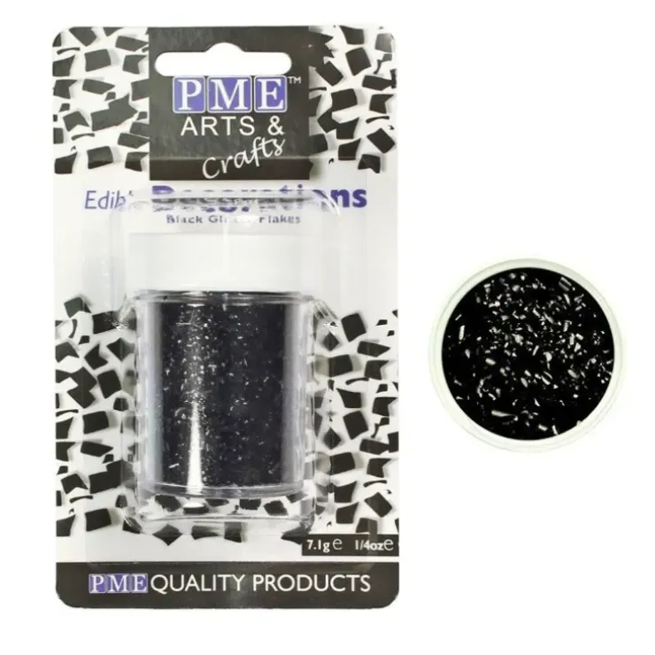 Cerf Dellier Paillettes irisées noires PME (7 g) Clearance