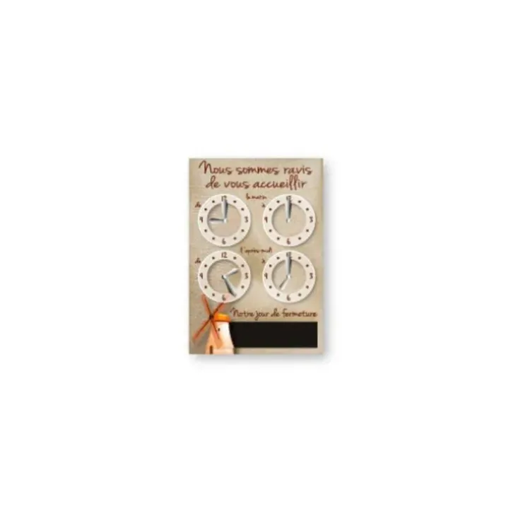 Cerf Dellier Panneau ouvert 4 cadrans 15 x 22 cm Online