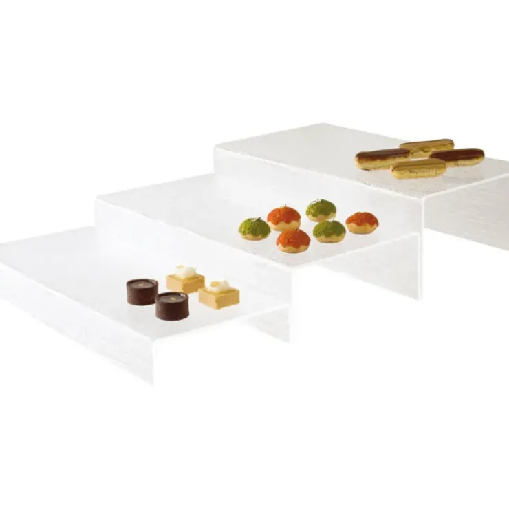 Cerf Dellier PAP escalier transparent 3 marches Discount