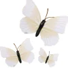 Cerf Dellier Papillons ivoires aimantés assortis (x3) Hot
