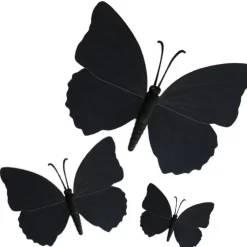 Cerf Dellier Papillons noirs aimantés assortis (x3) Outlet