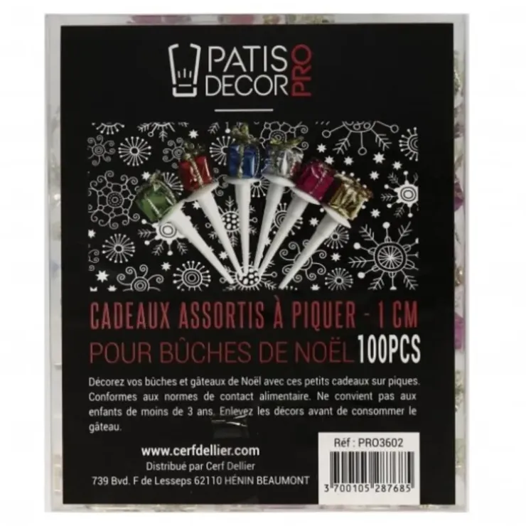 Cerf Dellier Paquets cadeau assortis 1 cm (x100) Discount