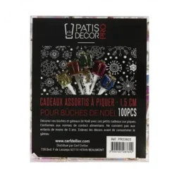 Cerf Dellier Paquets cadeau assortis 1,5 cm (x100) Online