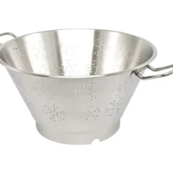 Cerf Dellier Passoire conique inox fond cerclé 50 cm New