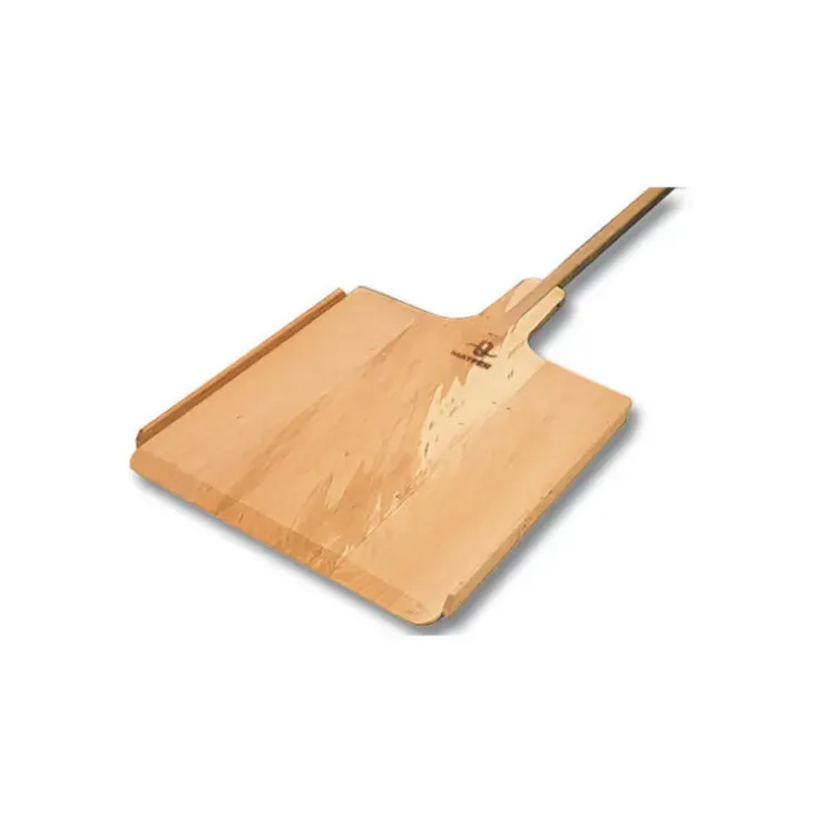 Cerf Dellier Pelle à four à rebord hêtre avec manche 60x58 cm longueur totale 3,2 m Outlet