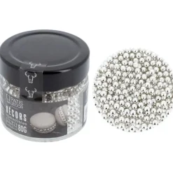 Cerf Dellier Perles argentées comestibles Outlet