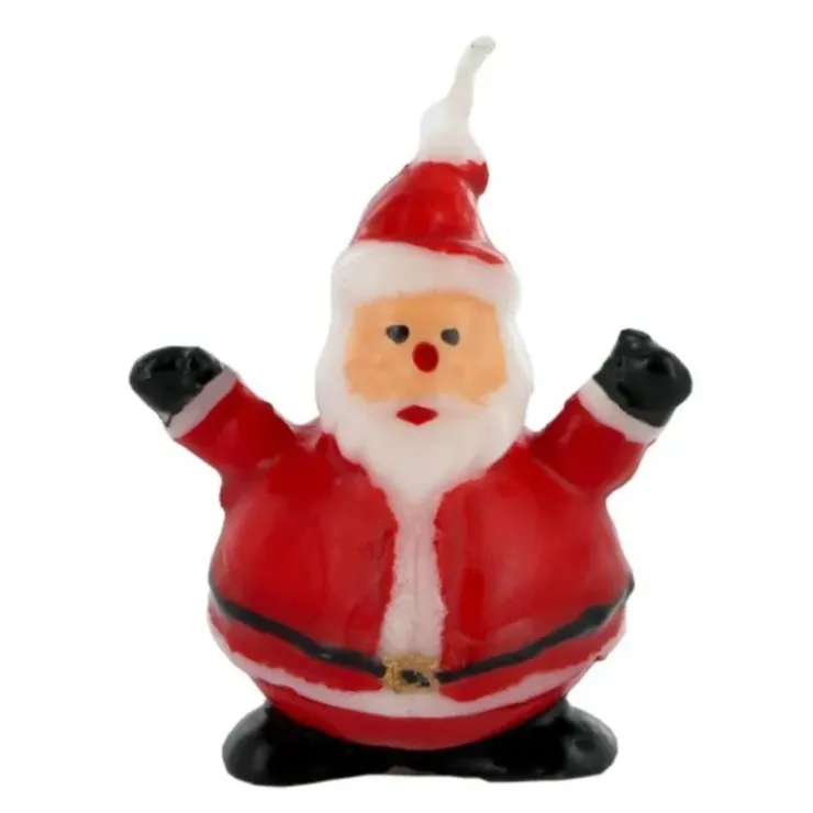 Cerf Dellier Petite bougie Père Noël Hot