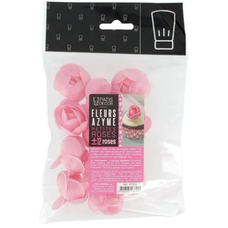 Cerf Dellier Petites roses roses en azyme x12 Hot