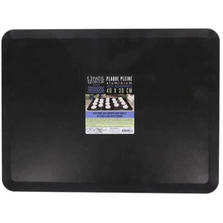 Cerf Dellier Plaque de cuisson alu anti-adhérente 40 x 30 cm Best