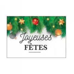 Cerf Dellier plaquette azyme "Joyeuses fêtes" (x24) Sale