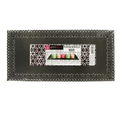 Cerf Dellier Plateau dentelle rectangulaire noir Best