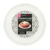 Cerf Dellier Plateau dentelle rond blanc Online