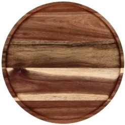 Cerf Dellier Plateau en bois H 10,5 cm Ø26 cm Best
