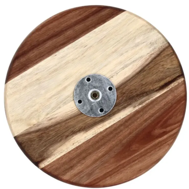 Cerf Dellier Plateau en bois H 10,5 cm Ø26 cm Best