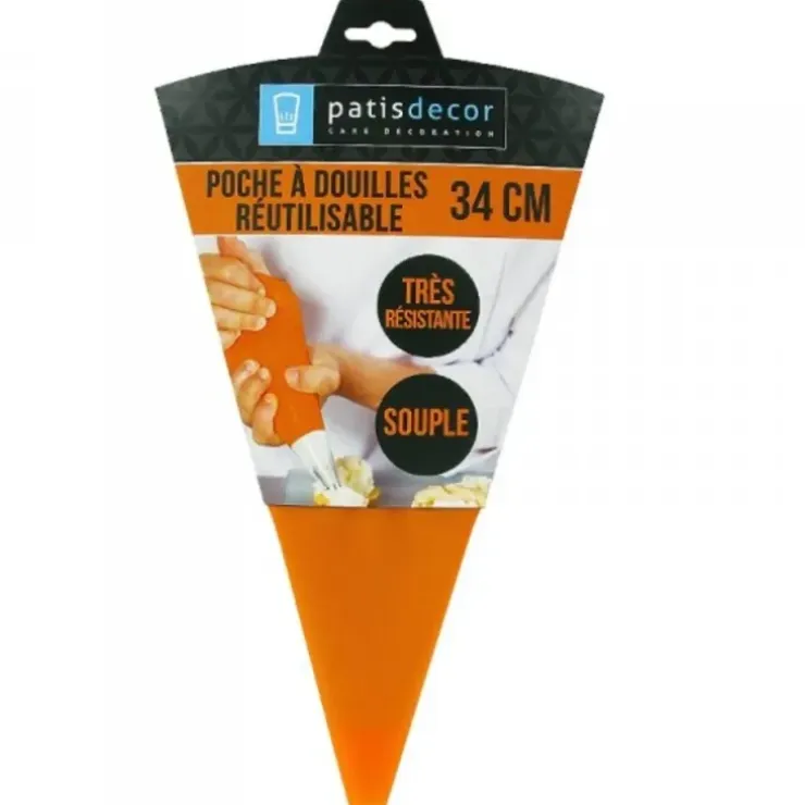 Cerf Dellier Poche a douilles réutilisable 34 cm