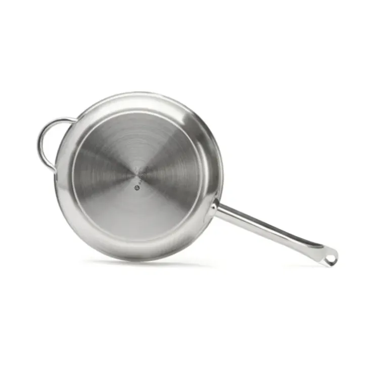 Cerf Dellier Poêle à frire ronde inox Prim'Appety 32 cm Hot