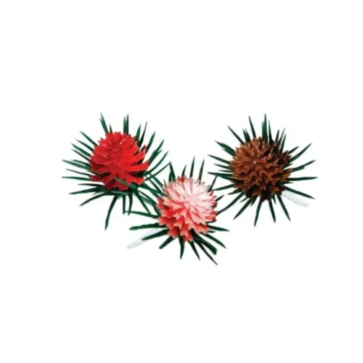 Cerf Dellier Pommes de pin assorties sur pique (x 72) Hot