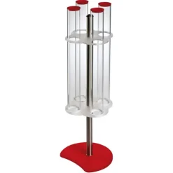 Cerf Dellier Porte-cornets à glace rotatif 4 tubes hauteur 76,5 cm Sale
