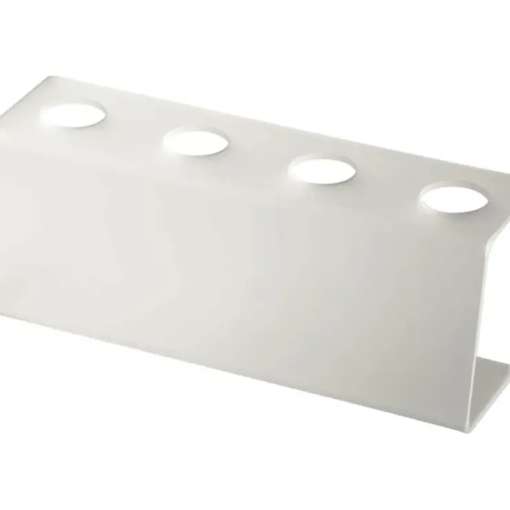 Cerf Dellier Porte-cornets acrylique de comptoir droit 4 trous Sale
