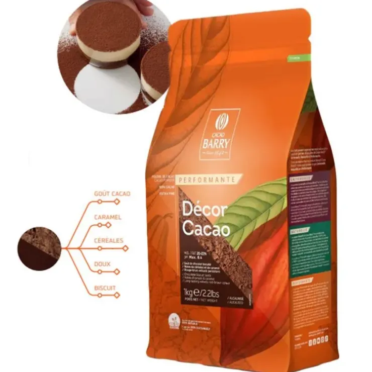 Cerf Dellier Poudre de cacao Décor Cacao Performante Barry 1 kg Outlet