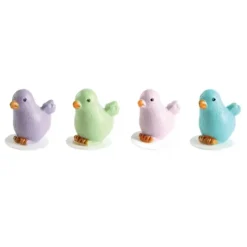 Cerf Dellier Poussins sur pique plastique assortis (x64) Discount