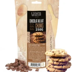 Cerf Dellier Pépites Chunks chocolat au lait Barry 250 g New