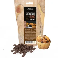 Cerf Dellier Pépites de chocolat noir chunks Barry 250 g Hot