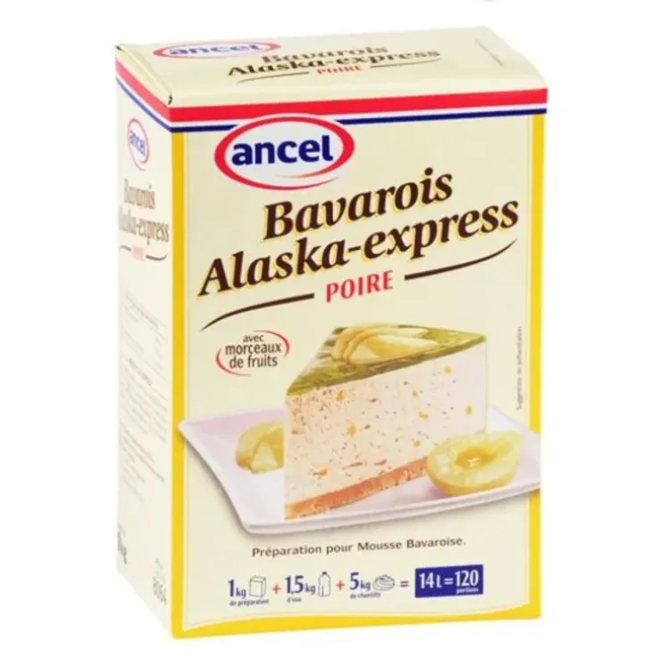 Cerf Dellier Préparation bavarois poire Alaska Express 1 kg