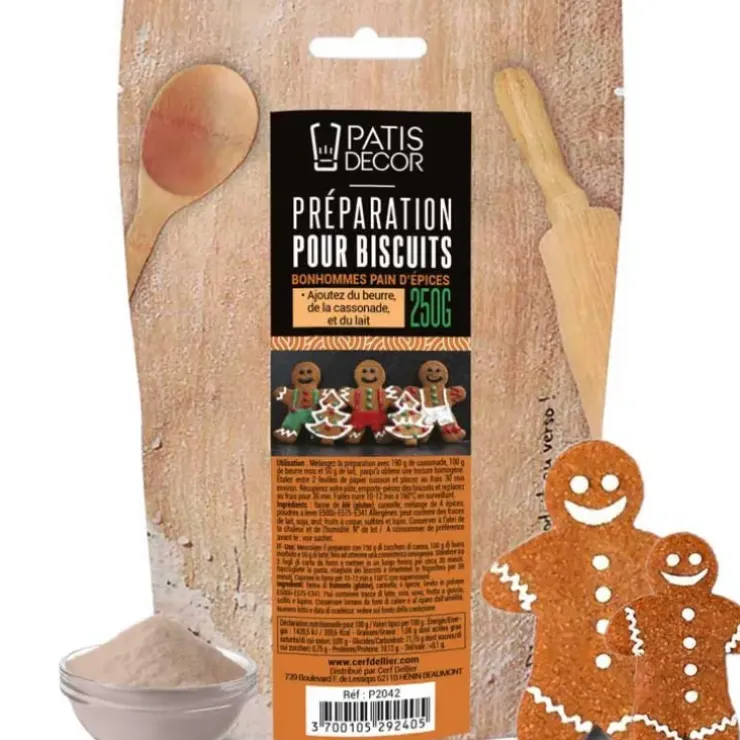 Cerf Dellier Préparation biscuits pain d'épices 250 g - DDM 06/24 Online