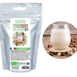 Cerf Dellier Préparation instantanée pour boisson noisette biologique 120g Clearance