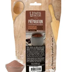 Cerf Dellier Préparation instantanée pour boisson au cacao saveur intense - 300 g