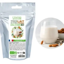 Cerf Dellier Préparation instantanée pour lait d'amande biologique 120 g - DDM 08/24 Outlet