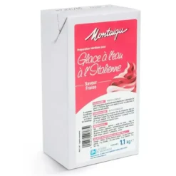 Cerf Dellier Préparation stérilisée pour glace à l'eau à l'italienne - saveur fraise - 1,1 kg Discount