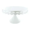Cerf Dellier Présentoir gâteau blanc broderie Ø 30 cm Online