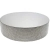 Cerf Dellier Présentoir gâteau effet miroir et contour en strass 30 cm Best