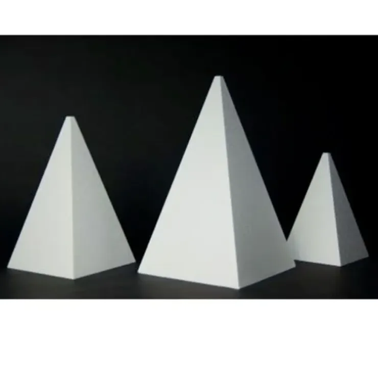 Cerf Dellier Présentoir polystyrène pyramide 4 faces Discount