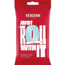 Cerf Dellier Pâte à sucre bleu canard Renshaw 250 g