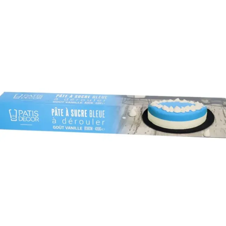 Cerf Dellier Pâte à sucre bleue étalée Outlet