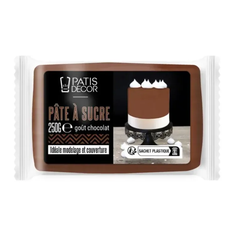 Cerf Dellier Pâte à sucre chocolat 250 g Clearance